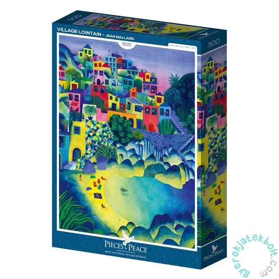 Pieces &amp; Peace 500 db-os puzzle - Village Lointain (0056)