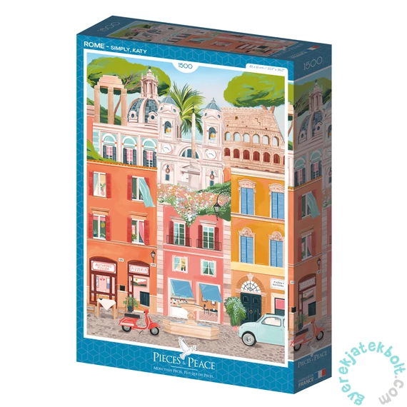 Pieces and Peace 1500 db-os puzzle - Rome (0083)