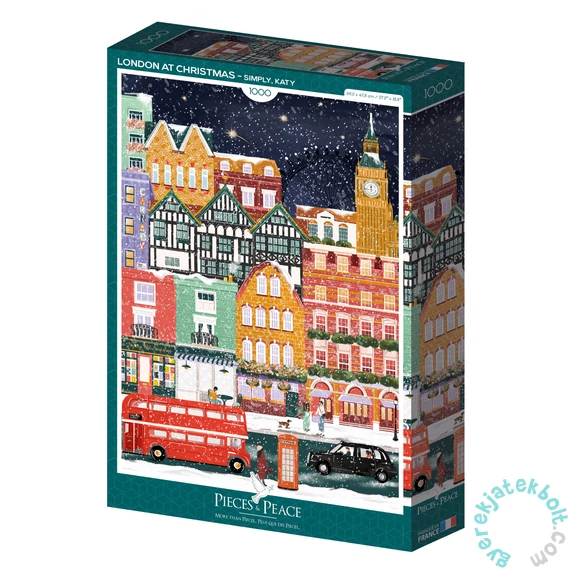 Pieces &amp; Peace 1000 db-os puzzle - London at Christmas (0085)