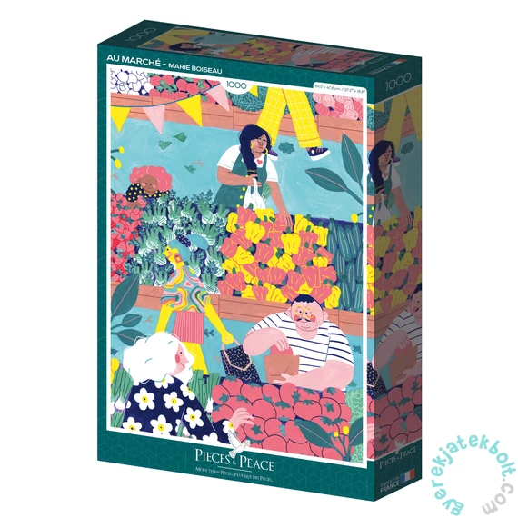 Pieces &amp; Peace 1000 db-os puzzle - Au Marché (0086)