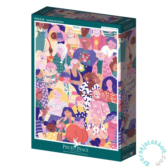 Pieces &amp; Peace 1000 db-os puzzle - Foule (0087)