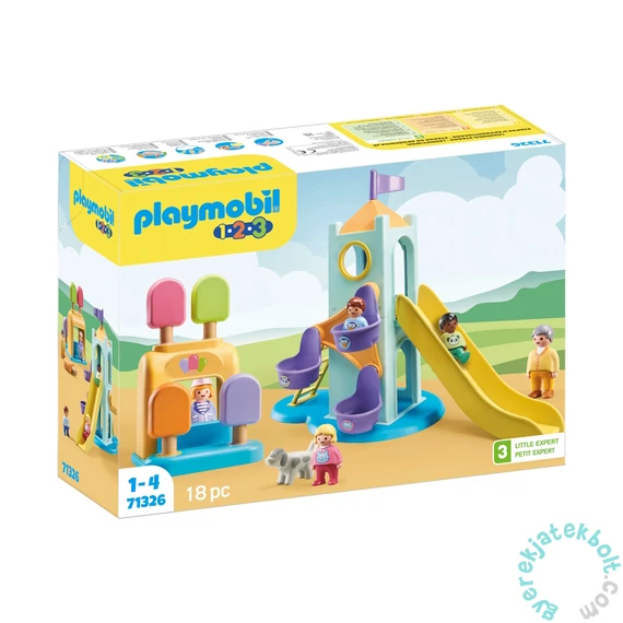 Playmobil 1.2.3 - Élménytorony fagyistanddal játékszett