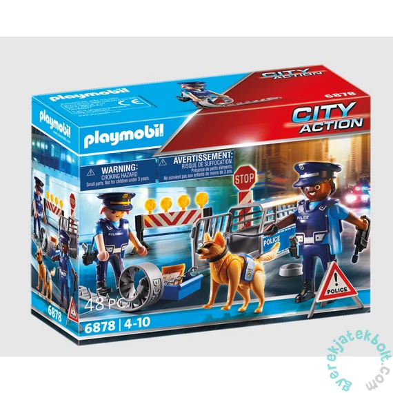 Playmobil 6878 City Action Rendőrségi útzár játékszett