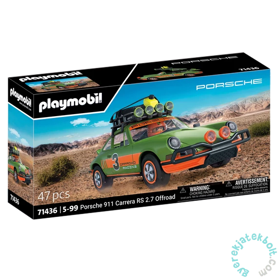 Playmobil 71436 Posche Porsche 911 Carrera RS 2.7 Offroad Edition autó