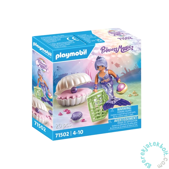 Playmobil 71502 Princess Magic Hableány gyöngyház kagylóval játékszett