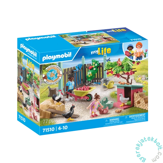 Playmobil 71510 My Life Kicsi baromfiudvar játékszett