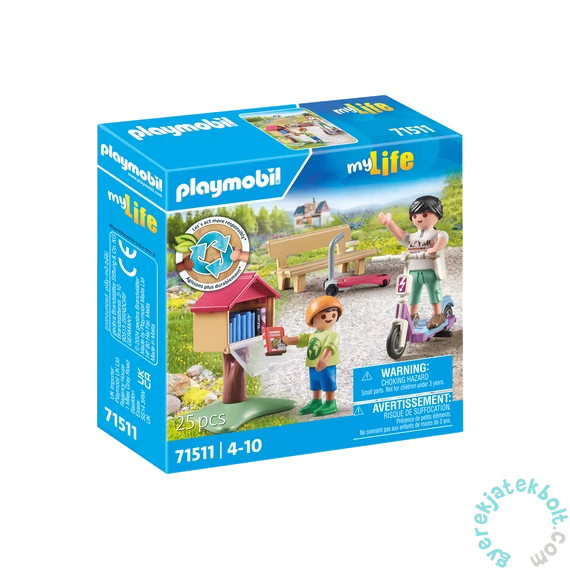Playmobil 71511 My Life Könyv csere-bere könyvmolyoknak játékszett