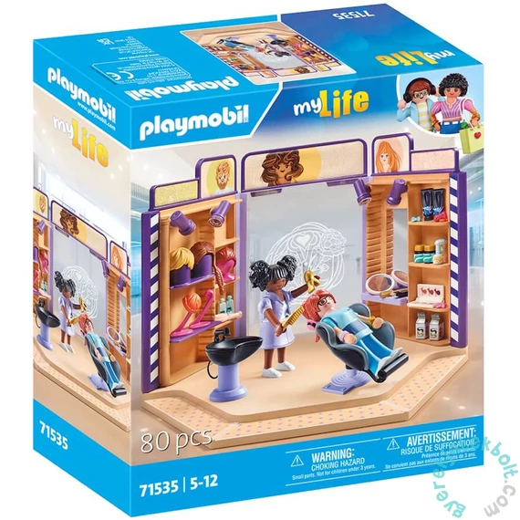 Playmobil 71535 My Life Fodrászat játékszett
