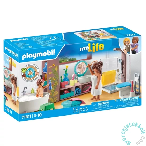 Playmobil 71611 My Life Fürdőszoba játékszett