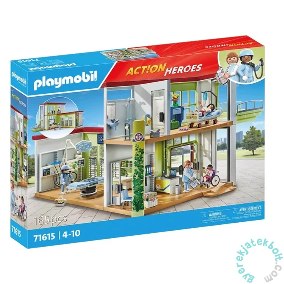 Playmobil 71615 Action Heroes Modern kórház játékszett