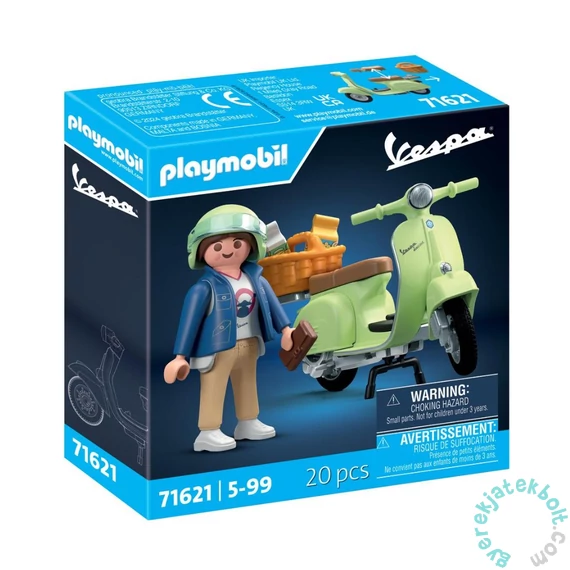 Playmobil 71621 Vespa 1969 Vespa 150 Sprint Veloce világoszöld modell játékszett