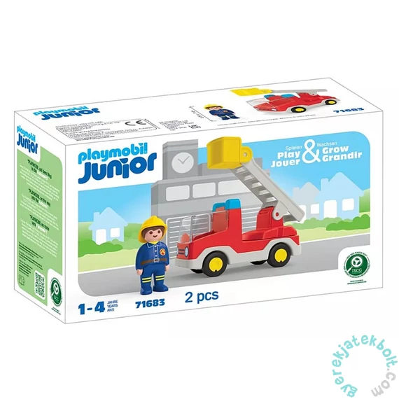 Playmobil 71683 Junior Tűzoltásra készülök játékszett