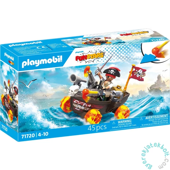 Playmobil 71720 Funstars Racing kalózhajó játékszett