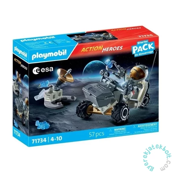 Playmobil 71734 Action Heroes Űrkutatás kezdőszett - Holdjáró jeladóval játékszett