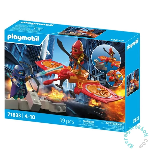 Playmobil 71833 Super Heroes Hős drónharca a gonosz nindzsával játékszett