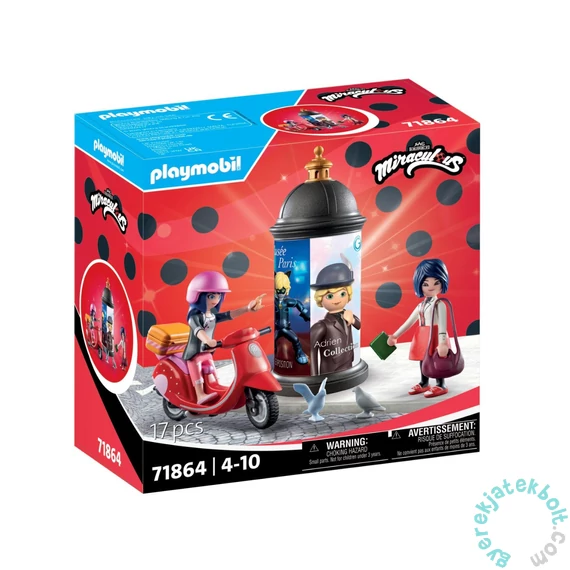 Playmobil 71864 Miraculos Párizs utcáin mopeddel játékszett