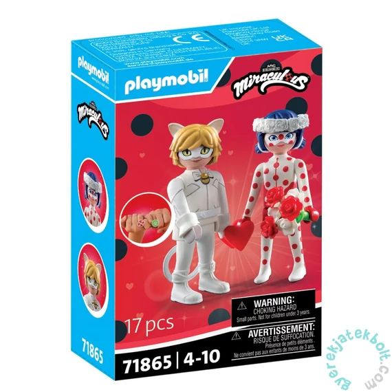 Playmobil 71865 Miraculos Katica és Macskanő esküvő jelmezek játékszett