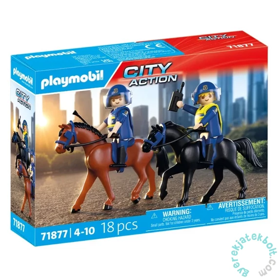 Playmobil 71877 City Action Rendőrszázad játékszett