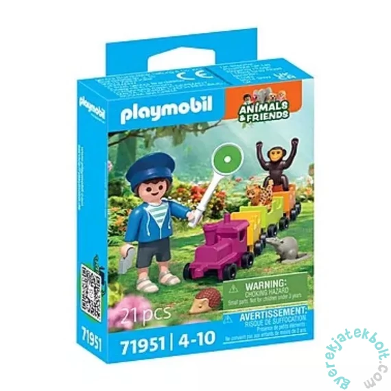 Playmobil 71951 Animal & Friends Kis mozdonyút játékszett