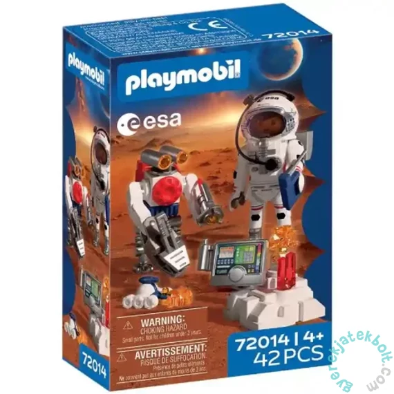 Playmobil 72014 ESA  Űrhajós robottal játékszett