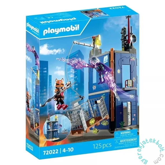 Playmobil 72022 Action Heroes Duel at Hero Tower játékszett
