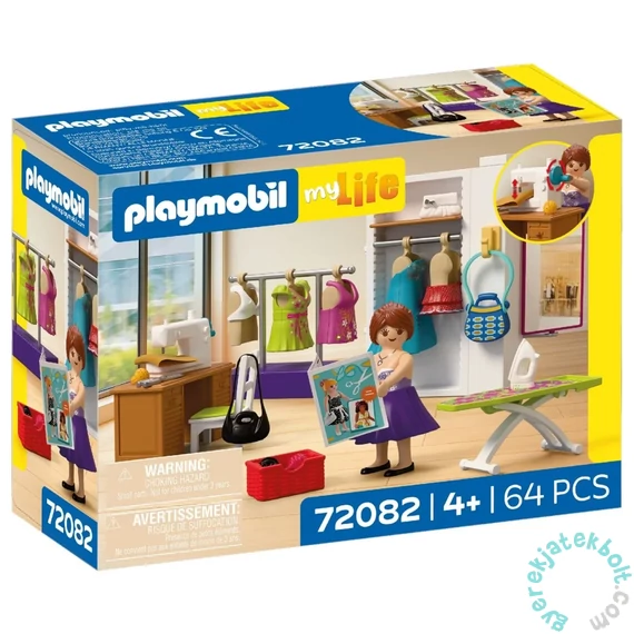 Playmobil 72082 My Life Kreatív divattervező játékszett