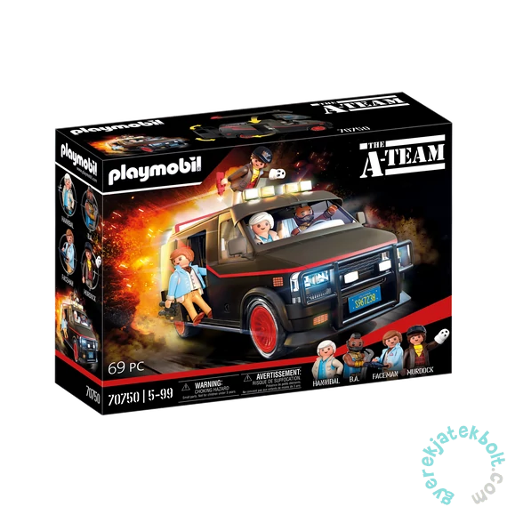 Playmobil - A szupercsapat - The A-Team van - Szupercsapat furgon játékszett (70750)