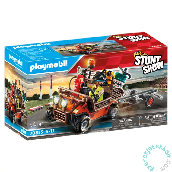 Playmobil - Air StuntShow - Légi kaszkadőrök - Mobil szerviz játékszett