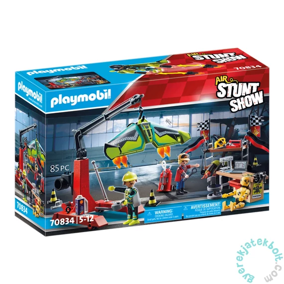 Playmobil - Air StuntShow - Légi kaszkadőrök - Szervizállomás játékszett