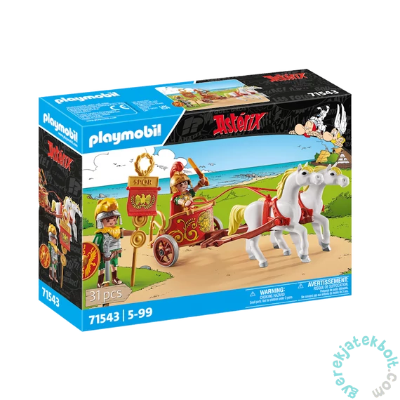 Playmobil - Asterix - Római harci kocsi játékszett (71543)