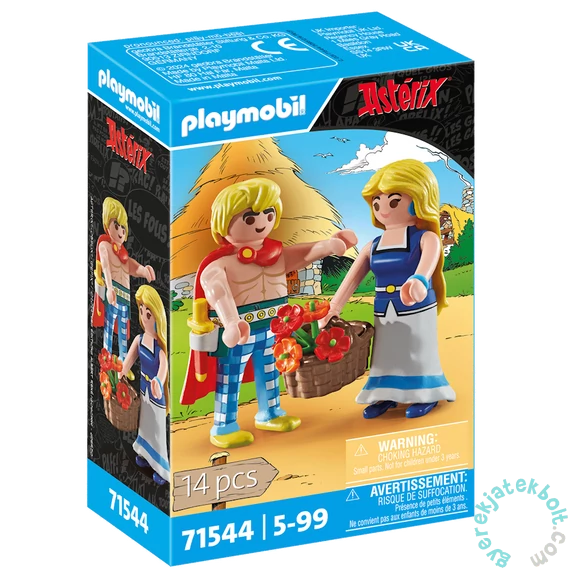Playmobil - Asterix - Tragicomix és Falbala játékszett (71544)