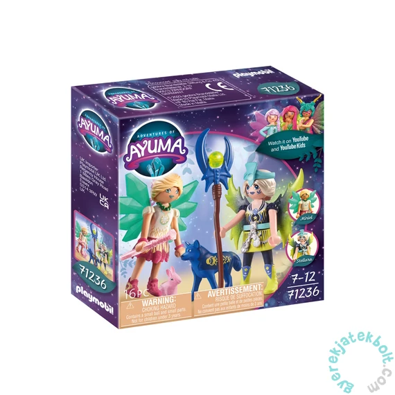 Playmobil - Ayuma - Crystal és Moon Fairy tündérek lélekállattal játékszett