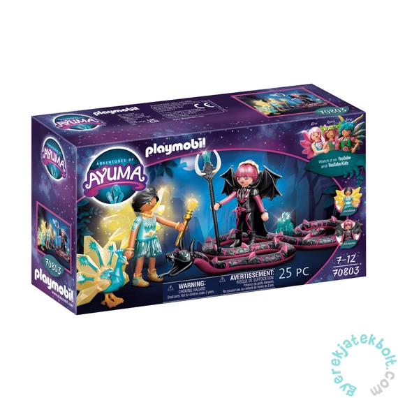 Playmobil - Ayuma - Crystal Fairy és Bat Fairy tündérek lélekállattal játékszett