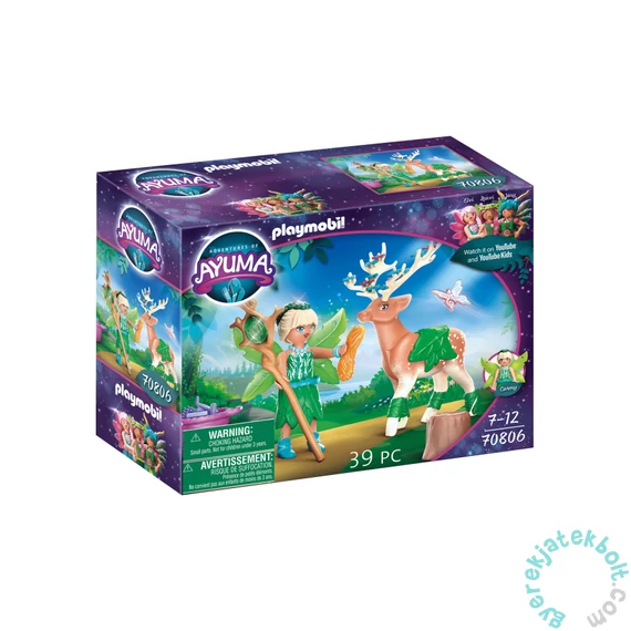 Playmobil - Ayuma - Forest Fairy Erdei tündér lélekállattal játékszett
