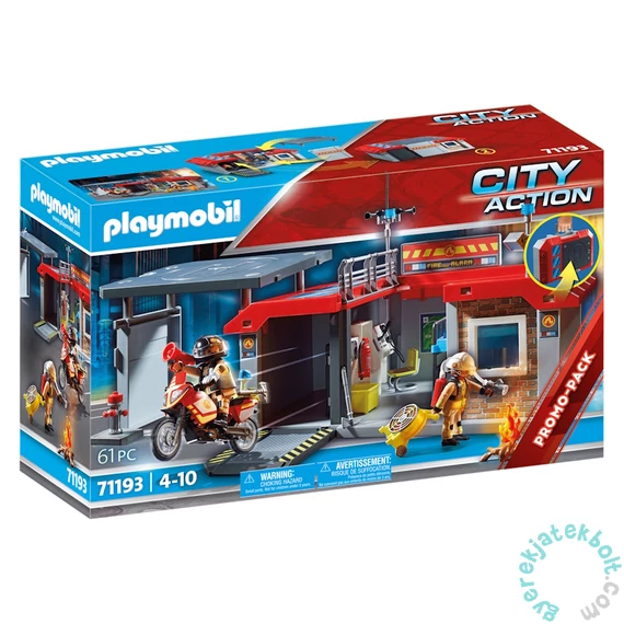 Playmobil - City Action - Hordozható tűzoltóság játékszett