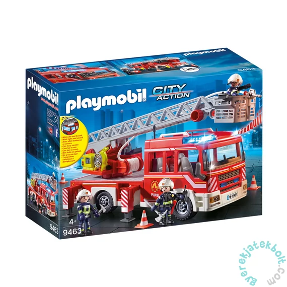 Playmobil - City Action - Létrás tűzoltóegység játékszett