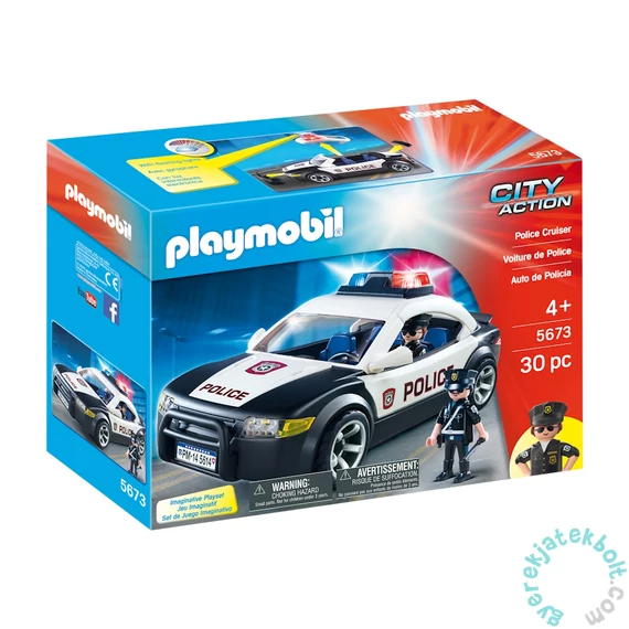 Playmobil City Action - Rendőrautó bevetésen játékszett