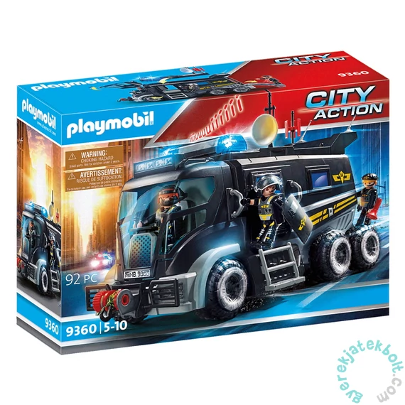 Playmobil - City Action - Speciális Egység kamionja játékszett