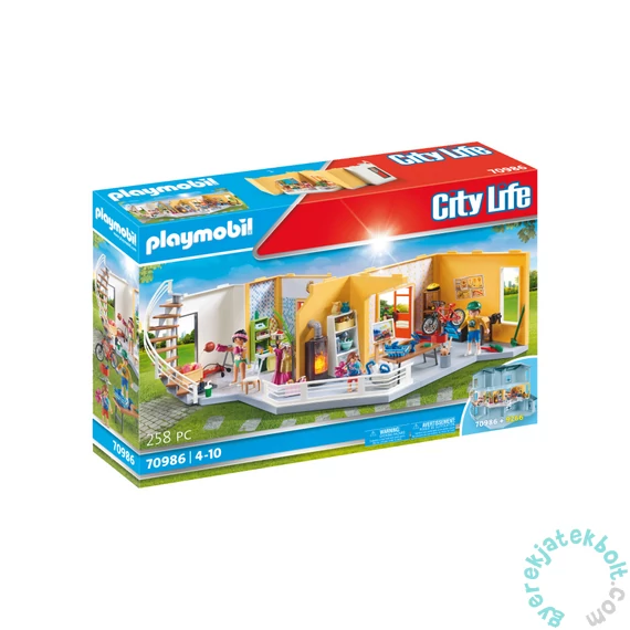 Playmobil - City Life - Emelet bővítmény a Modern Lakóházhoz játékszett