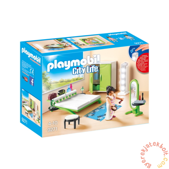 Playmobil - City Life - Hálószoba fésülködőasztallal játékszett