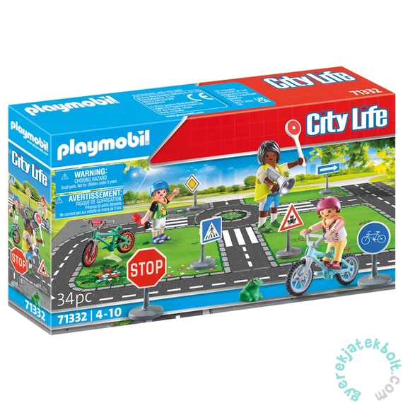 Playmobil - City Life - Kerékpároktatás játékszett
