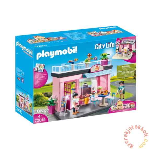Playmobil - City Life - Kisvárosi kávézó játékszett