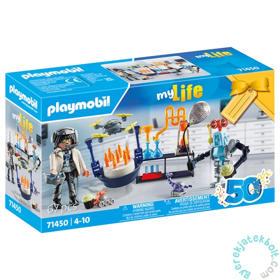 Playmobil - City Life - Kutató robotokkal játékszett (71450)