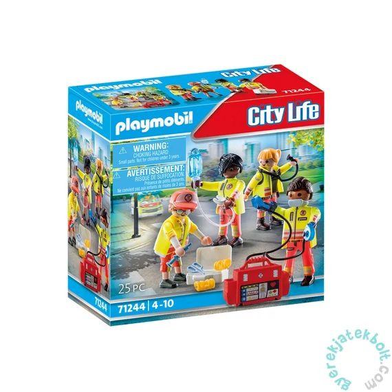 Playmobil - City Life - Mentőcsapat játékszett