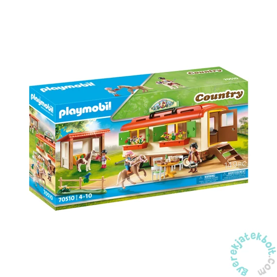 Playmobil - Country - Póni kemping játékszett (70510)