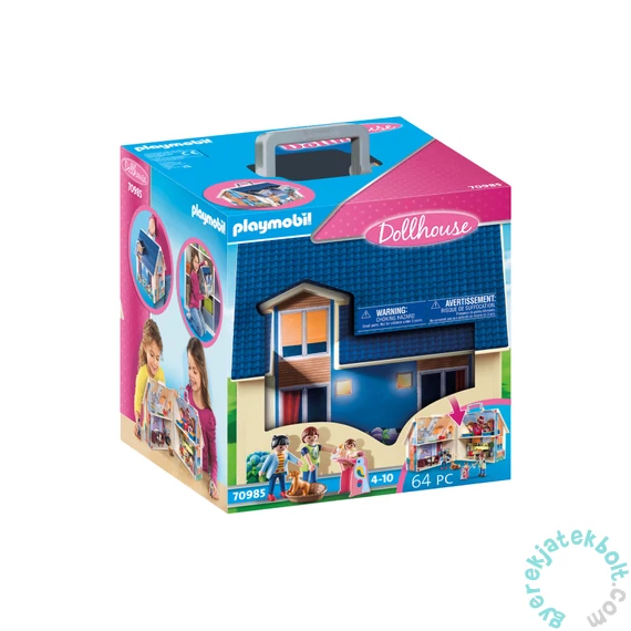 Playmobil - Dollhouse - Hordozható családi ház játékszett
