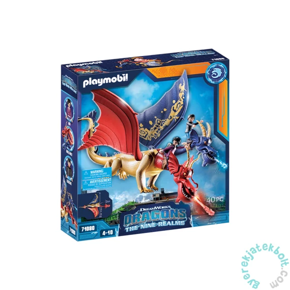 Playmobil - Dragons:The Nine Realms - Wu és Wei Junnal játékszett
