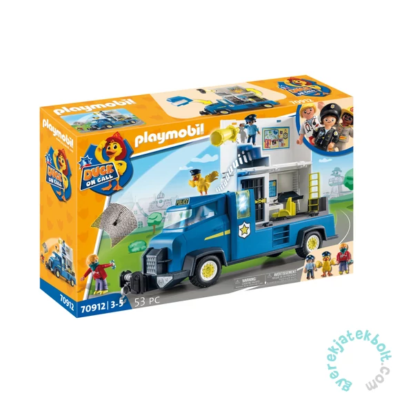Playmobil - Duck on Call - Rendőrkocsi játékszett