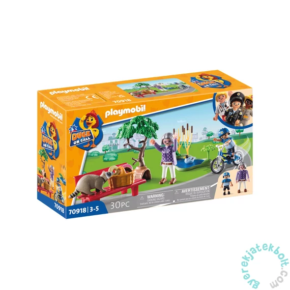 Playmobil - Duck on Call - Rendőrségi bevetés: rablóüldözés játékszettPlaymobil - Duck on Call - Rendőrségi bevetés: rablóüldözés játékszett