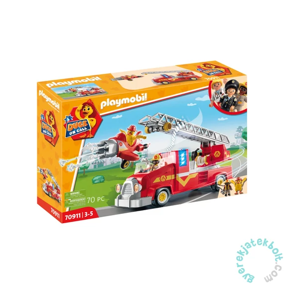 Playmobil - Duck on Call - Tűzoltókocsi játékszett
